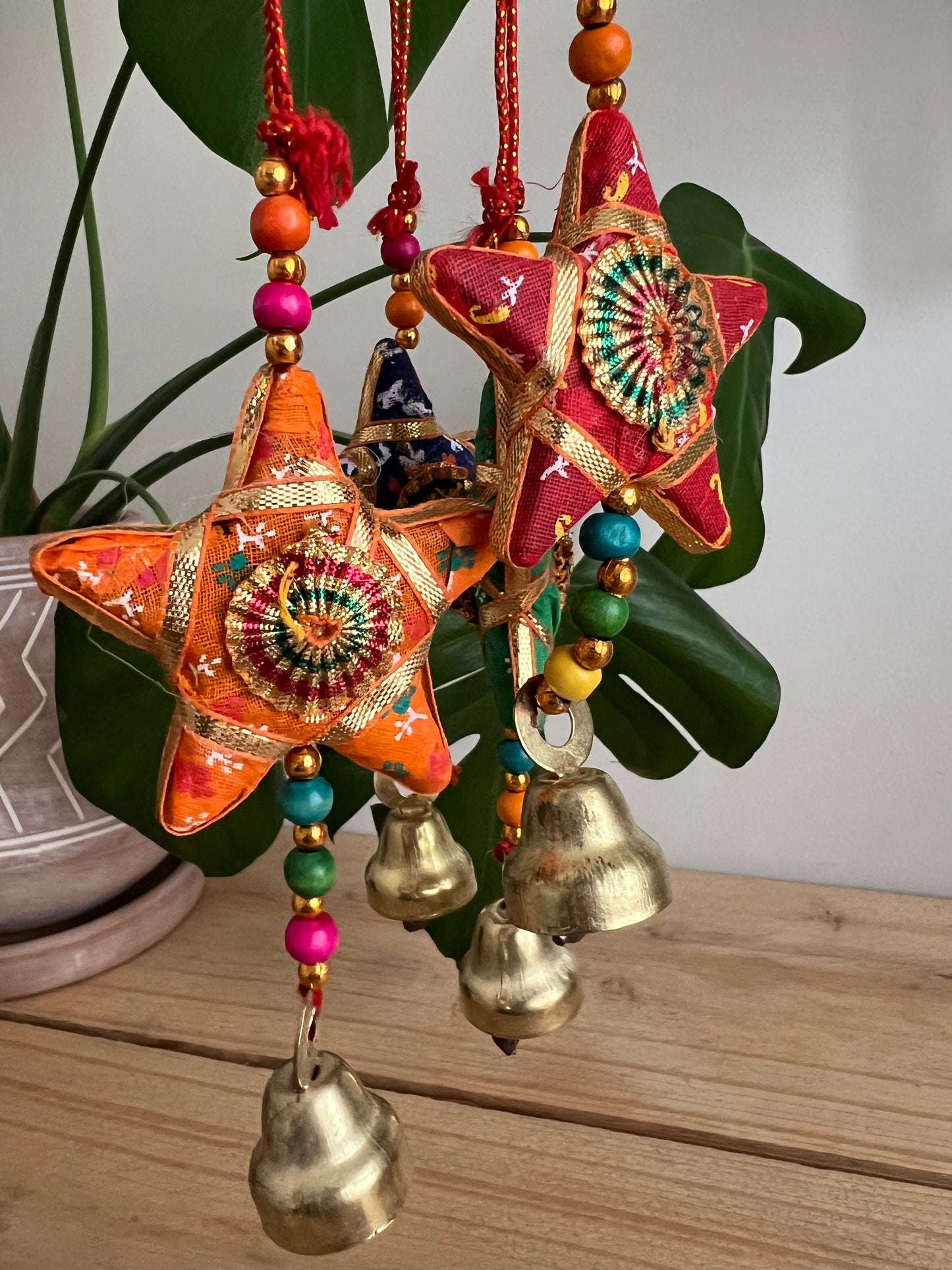 Hanging Fabric Bohemian Star Bell