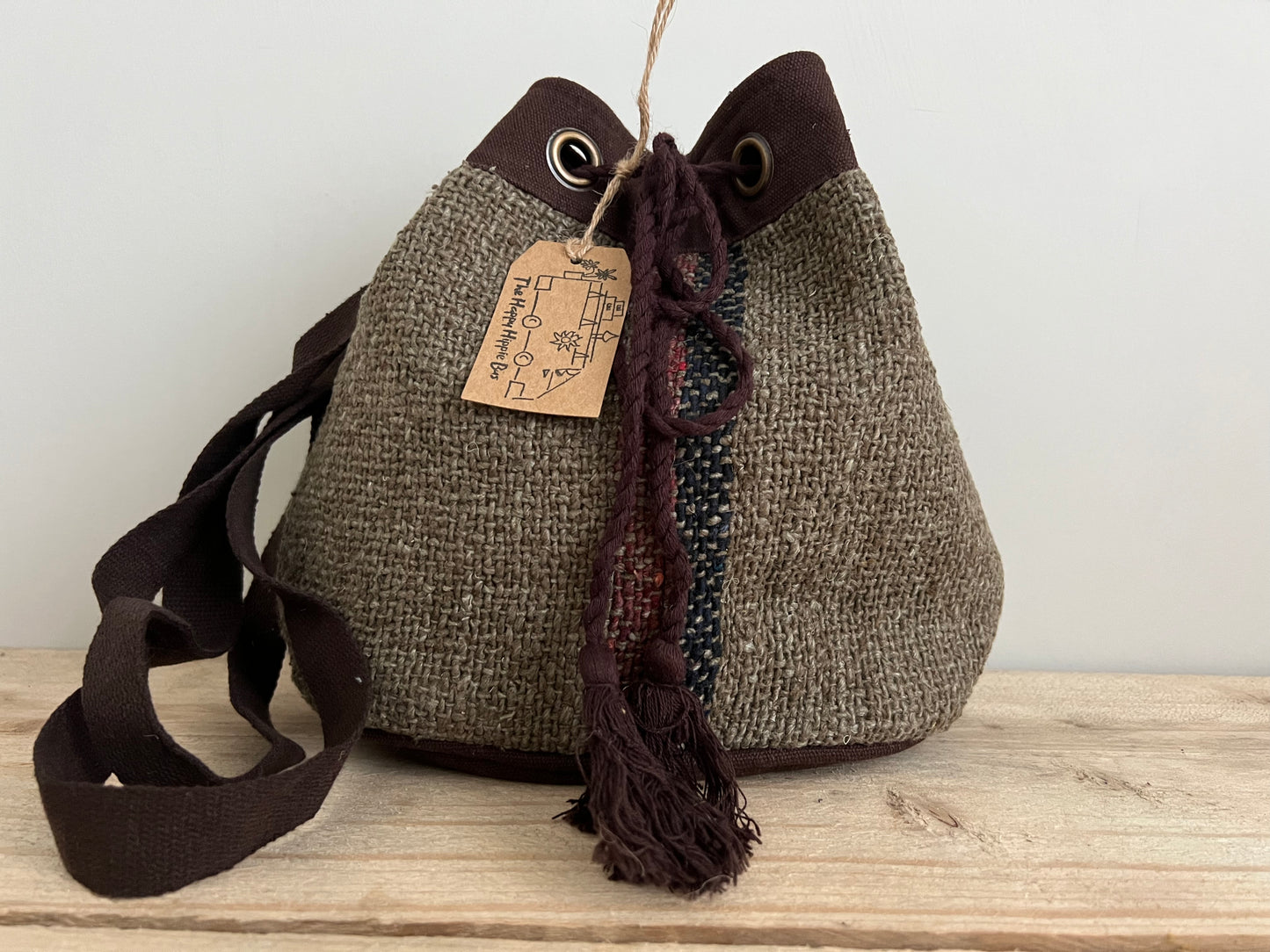 Handmade Fair Trade Bohemian Khadi Shoulder Bag Backpack Hippie Festival Money Bag