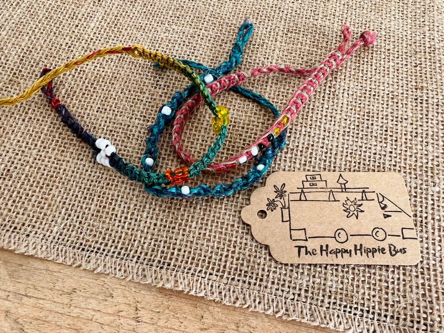 Handmade Fair Trade Ethically Surfer Boho Hippie Bracelet Child Rescue Nepal Bohemian Jewellery