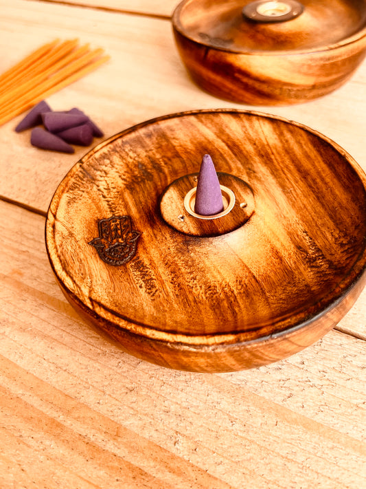 Incense cone holder plate