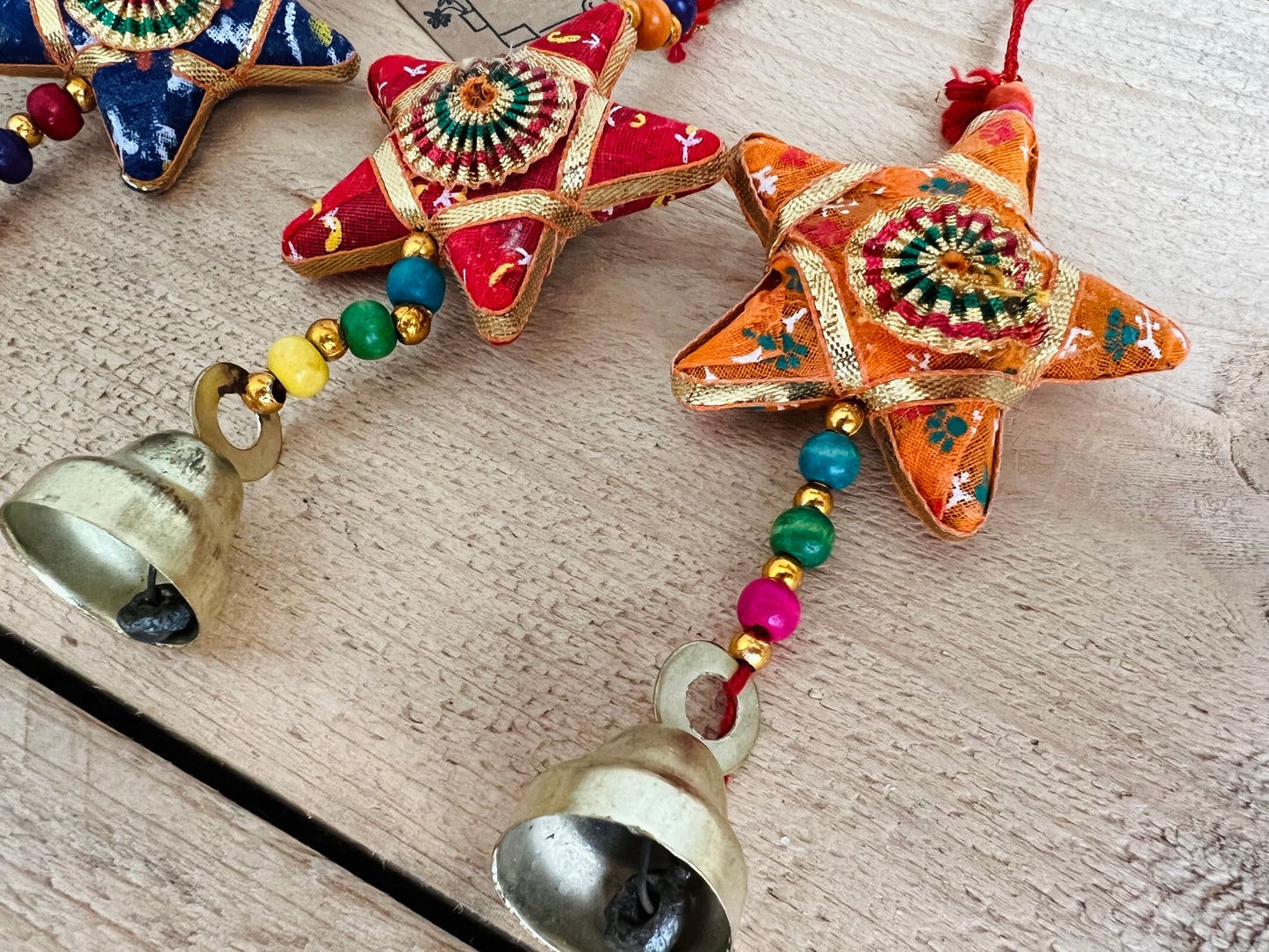 Hanging Fabric Bohemian Star Bell