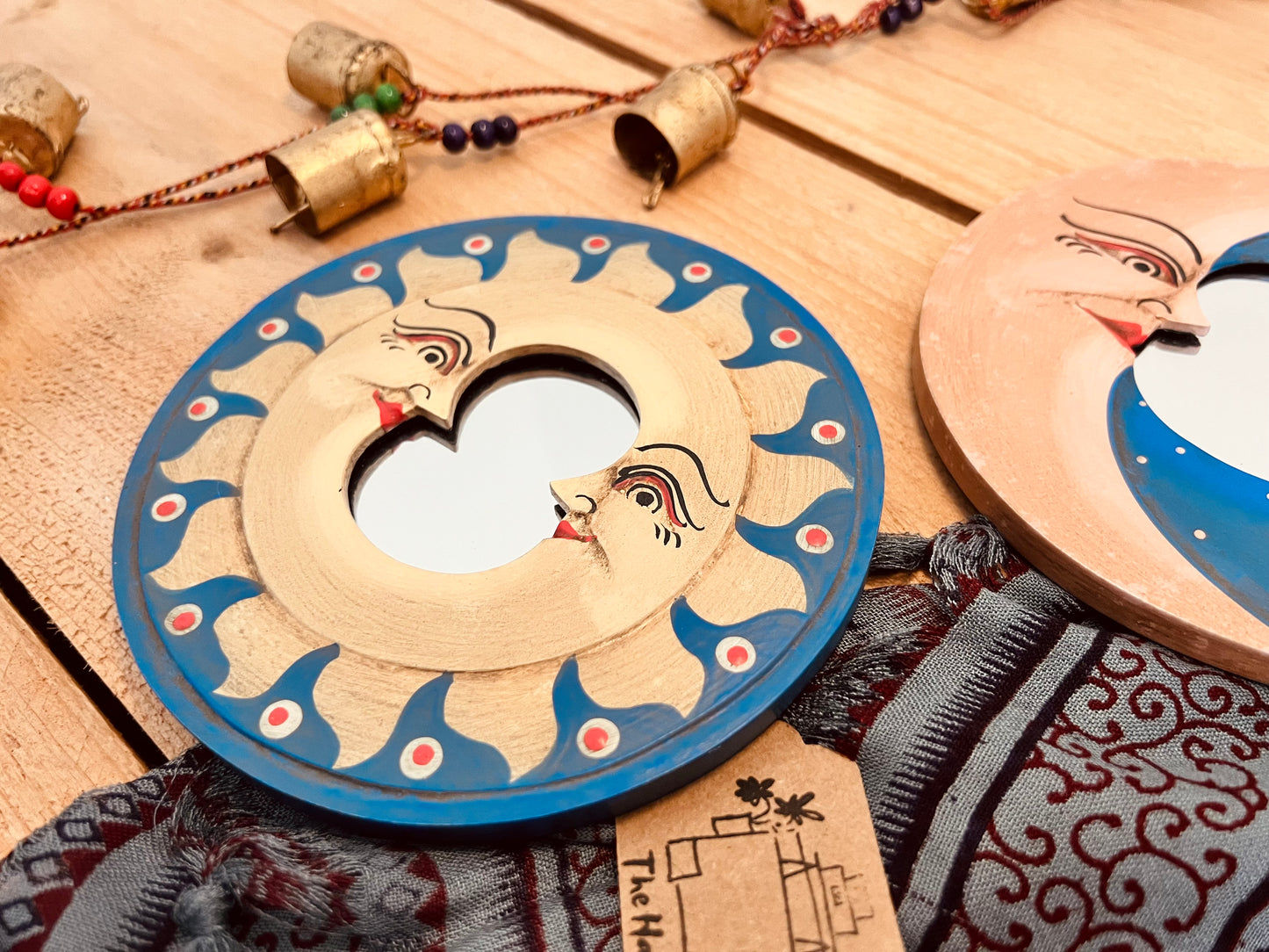 Celestial Moon Mirrors - Set of Two