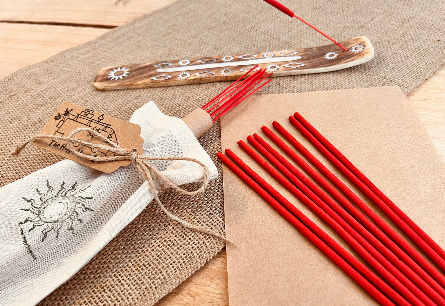 Ylang Spice Premium Incense Sticks – Hand Dipped, Plastic-Free, Slow 1 Hour Burn