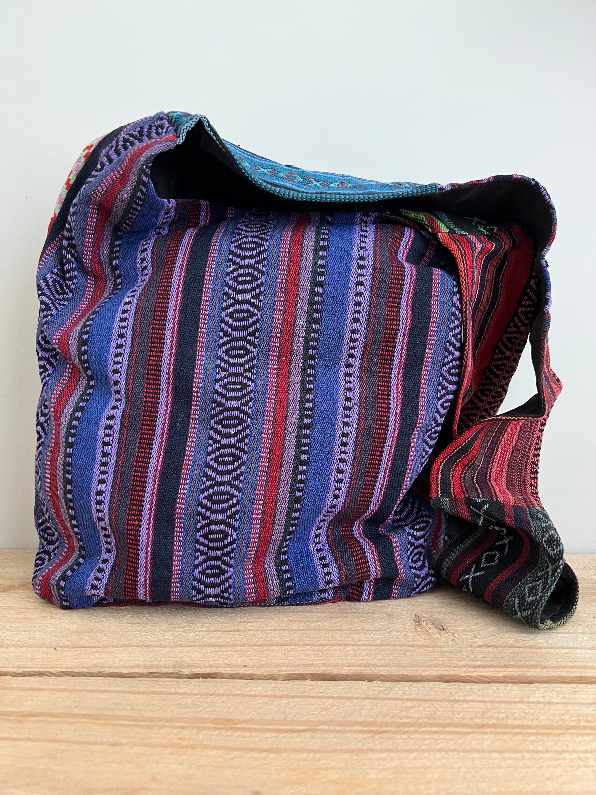 patchwork hippie shoulder bag