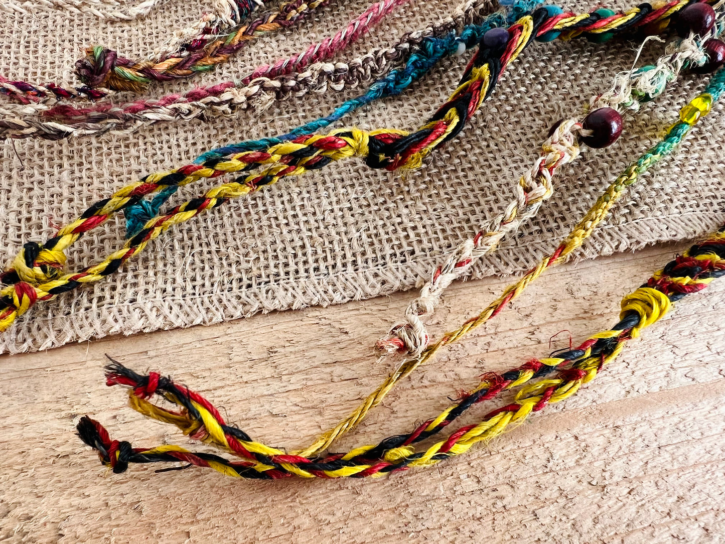 Handmade Fair Trade Ethically Surfer Boho Hippie Bracelet Child Rescue Nepal Bohemian Jewellery