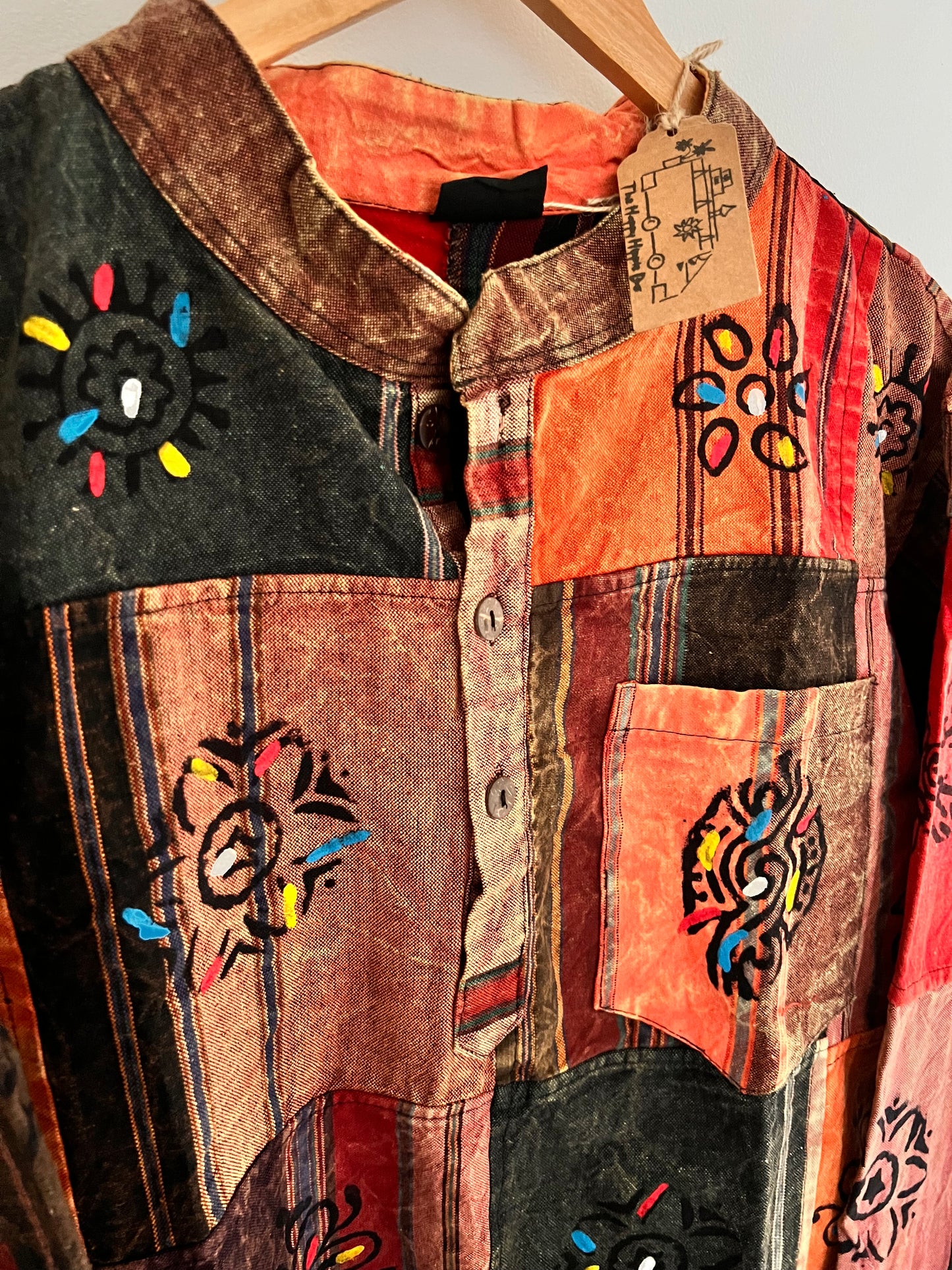 Handmade boho hippie shirt