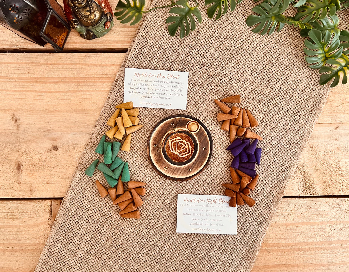 Night & Day Meditation Incense Cones | Relax & Focus