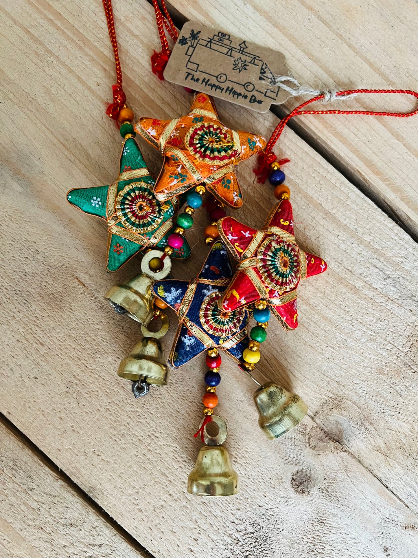Hanging Fabric Bohemian Star Bell