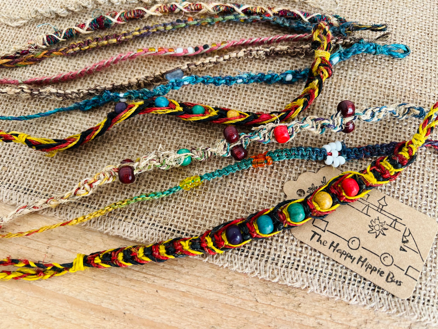 Handmade Fair Trade Ethically Surfer Boho Hippie Bracelet Child Rescue Nepal Bohemian Jewellery