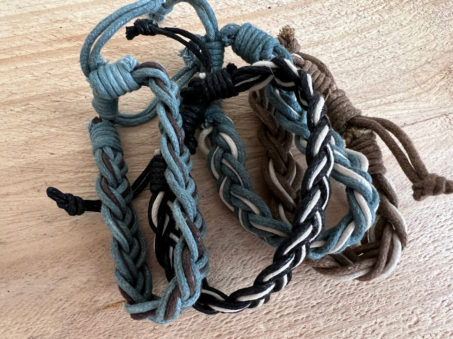 Boho cotton surfer bracelet