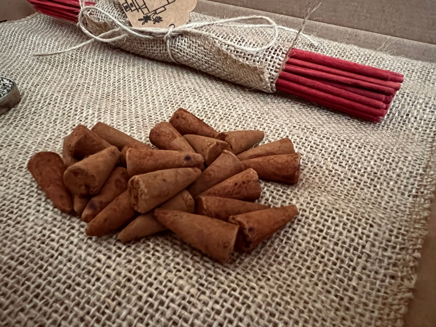 Sandalwood incense cones