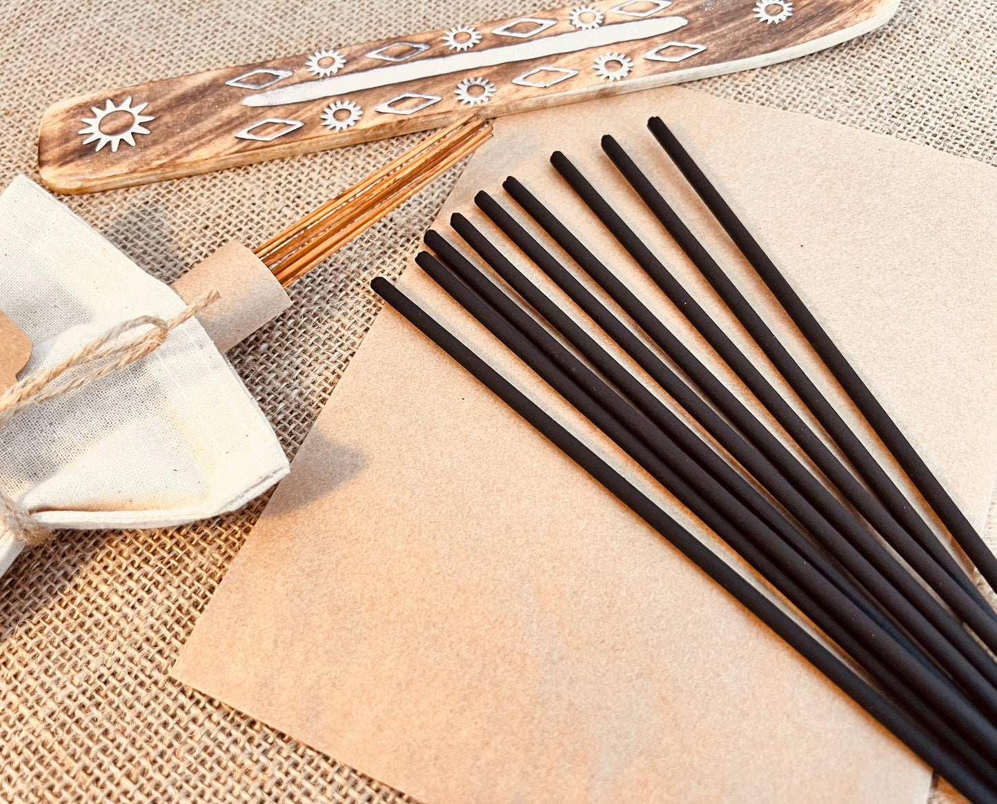 Cedarwood & Spice Premium Incense Sticks - Hand Dipped, Plastic-Free, Slow 1 Hour Burn
