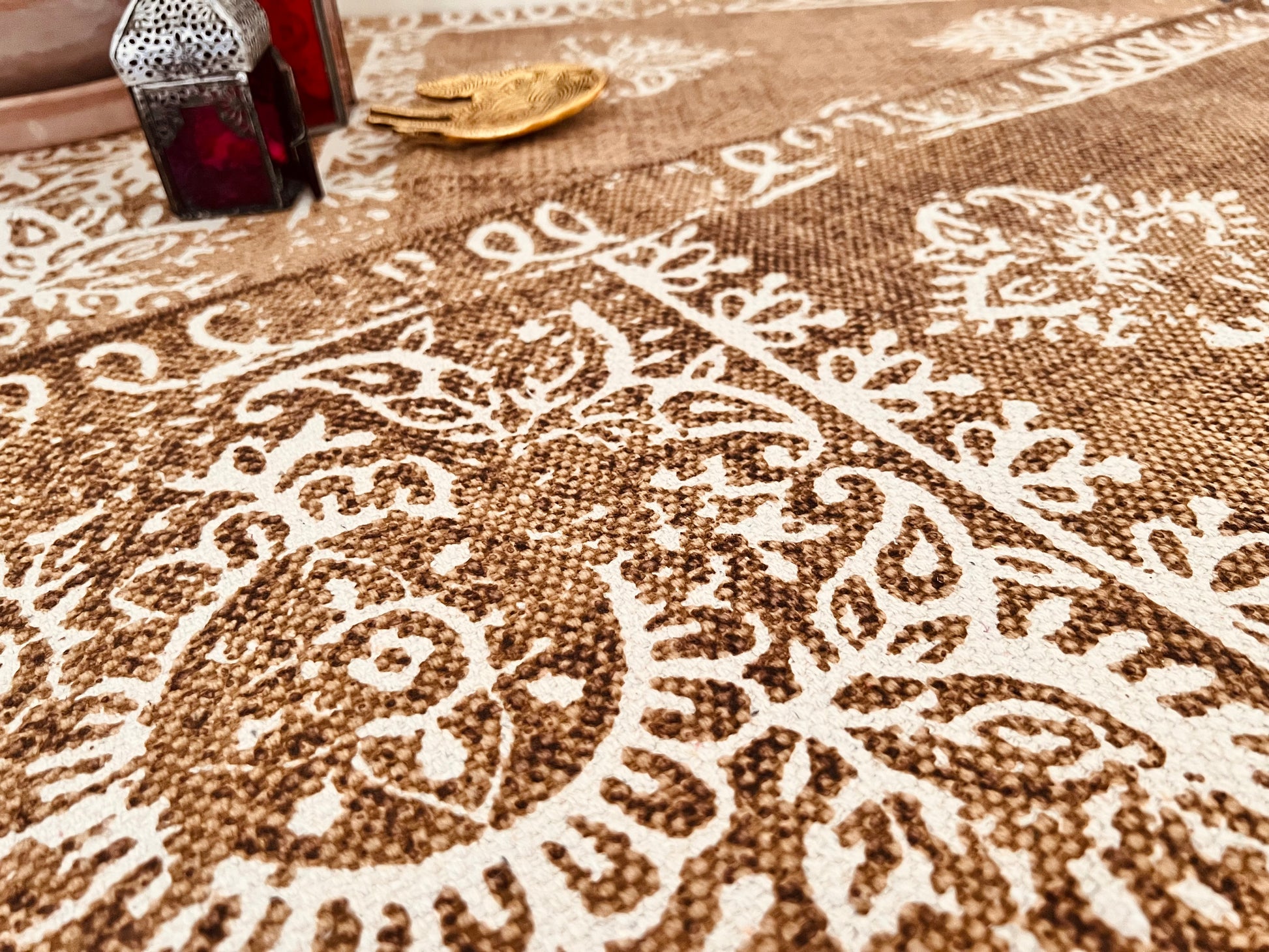 Boho fair trade rug
