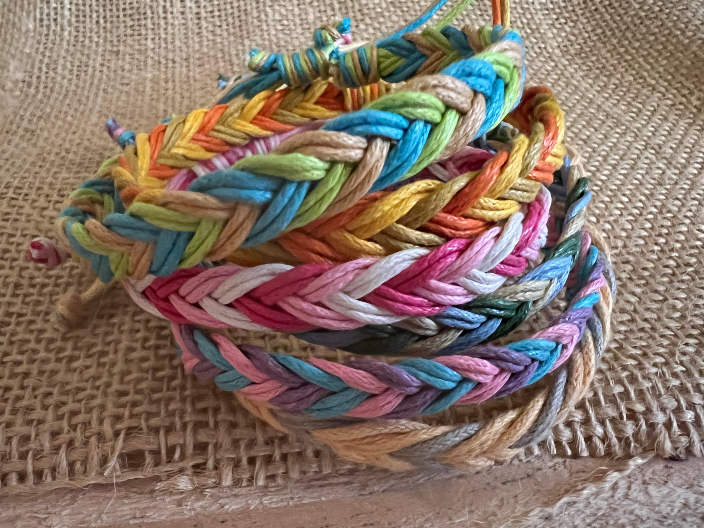 cotton surfer bracelet