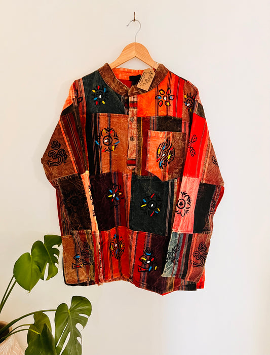Handmade fair trade patchwork shirt 