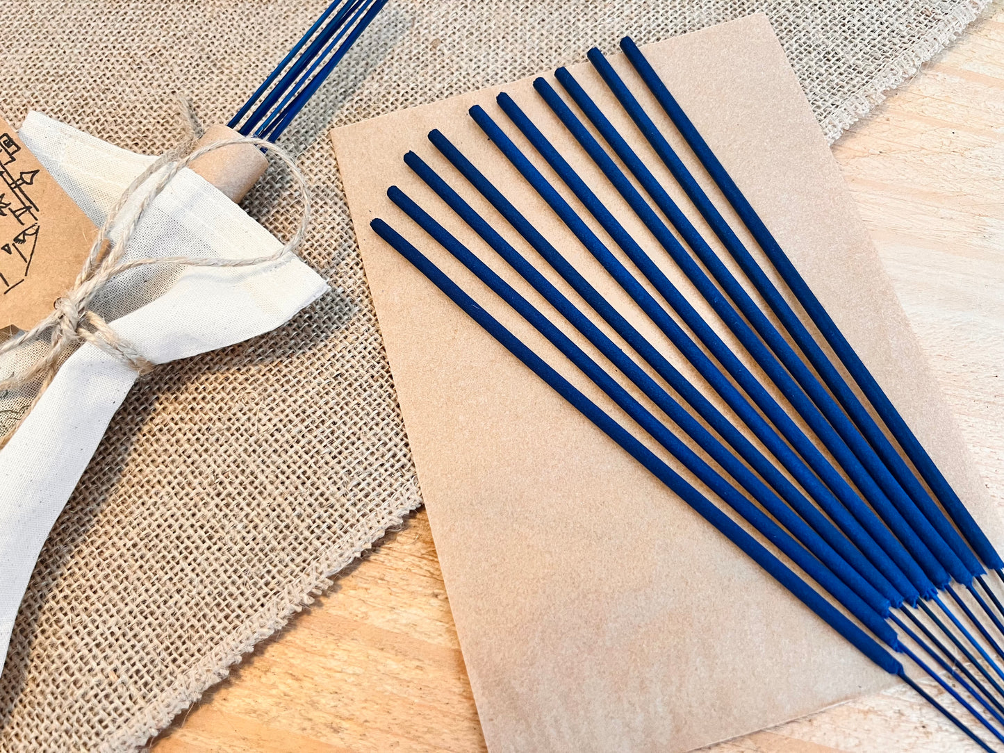 Lavender & Bergamot Hand Dipped Incense Sticks | Calming Floral Citrus Scent | Vegan Eco Plastic Free UK Made