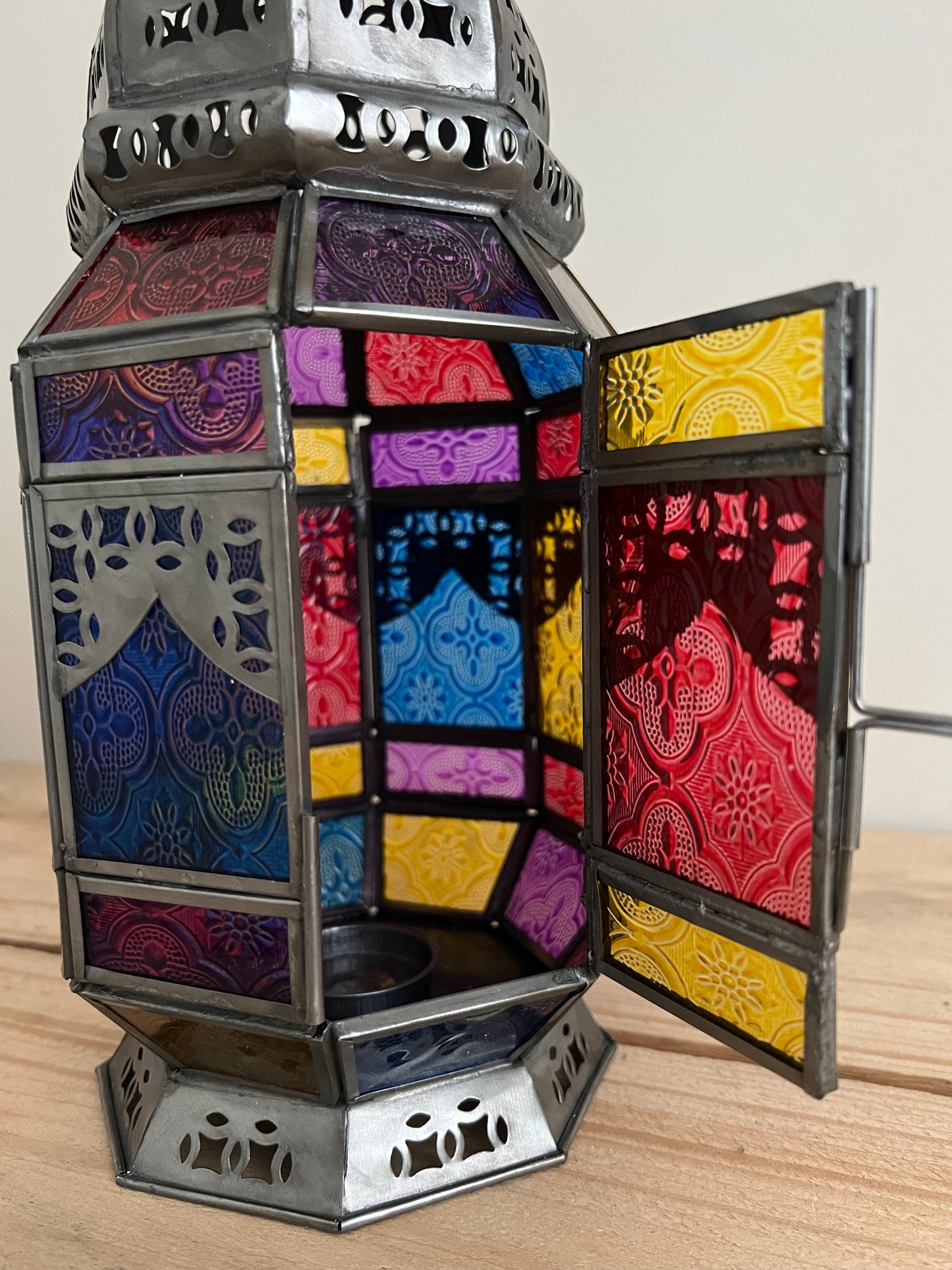 large multi coloured lantern