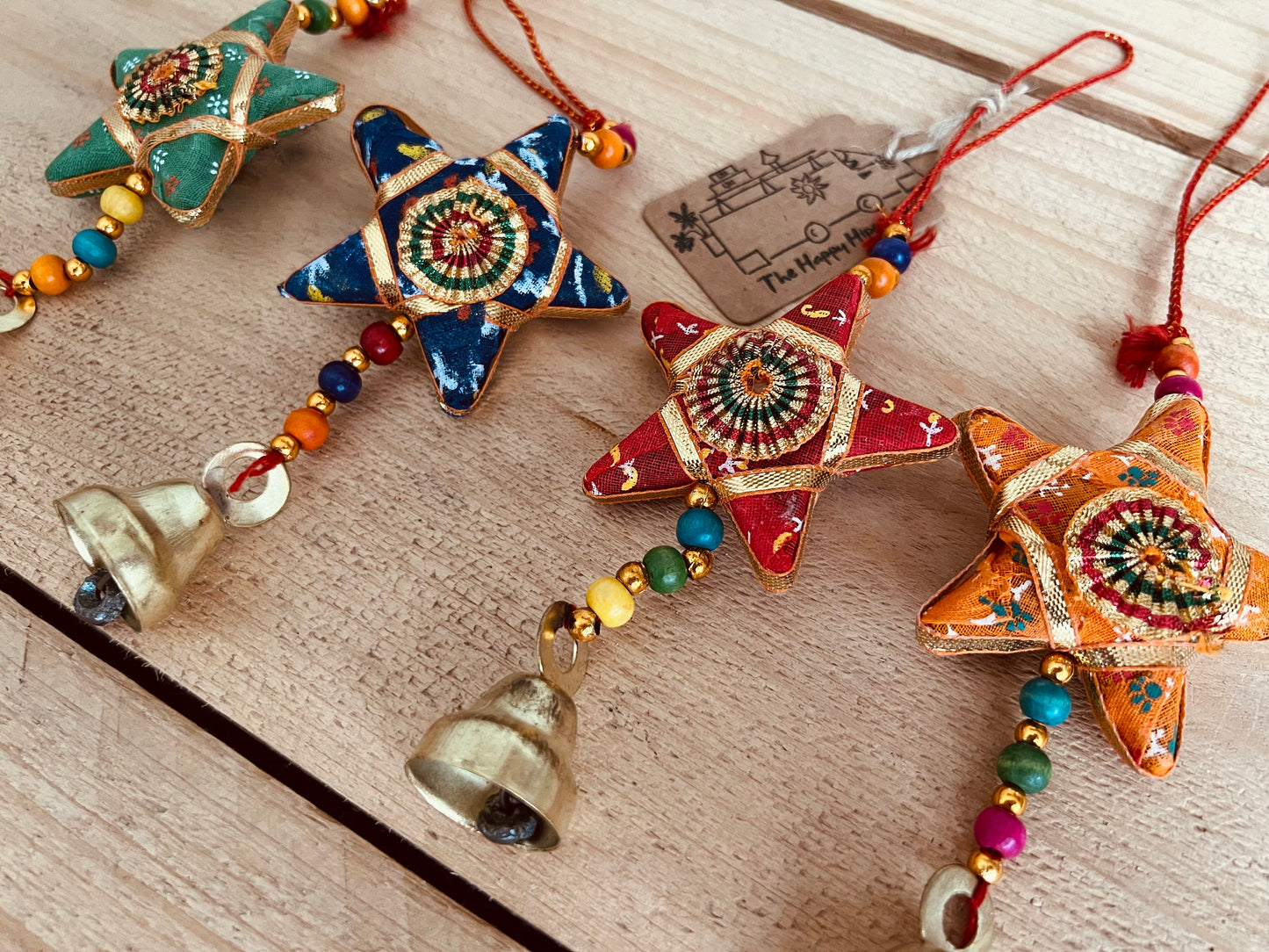 Hanging Fabric Bohemian Star Bell