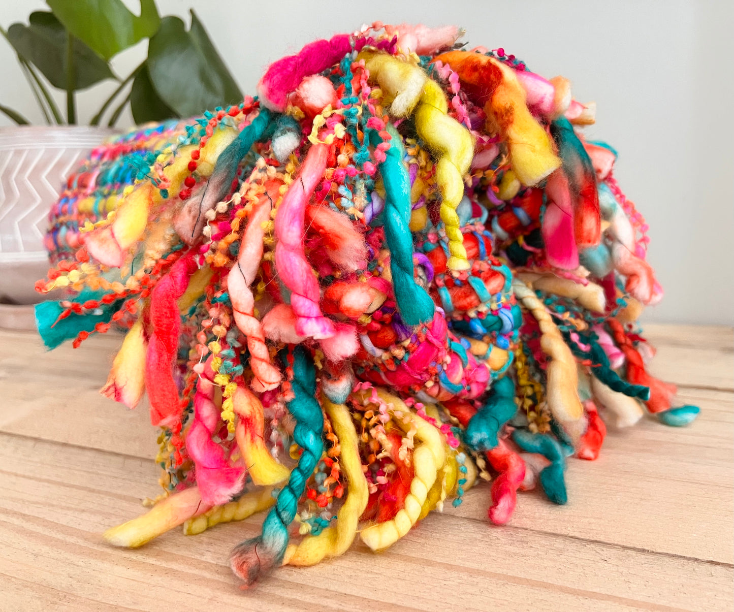 Colourful boho hippie blanket throw