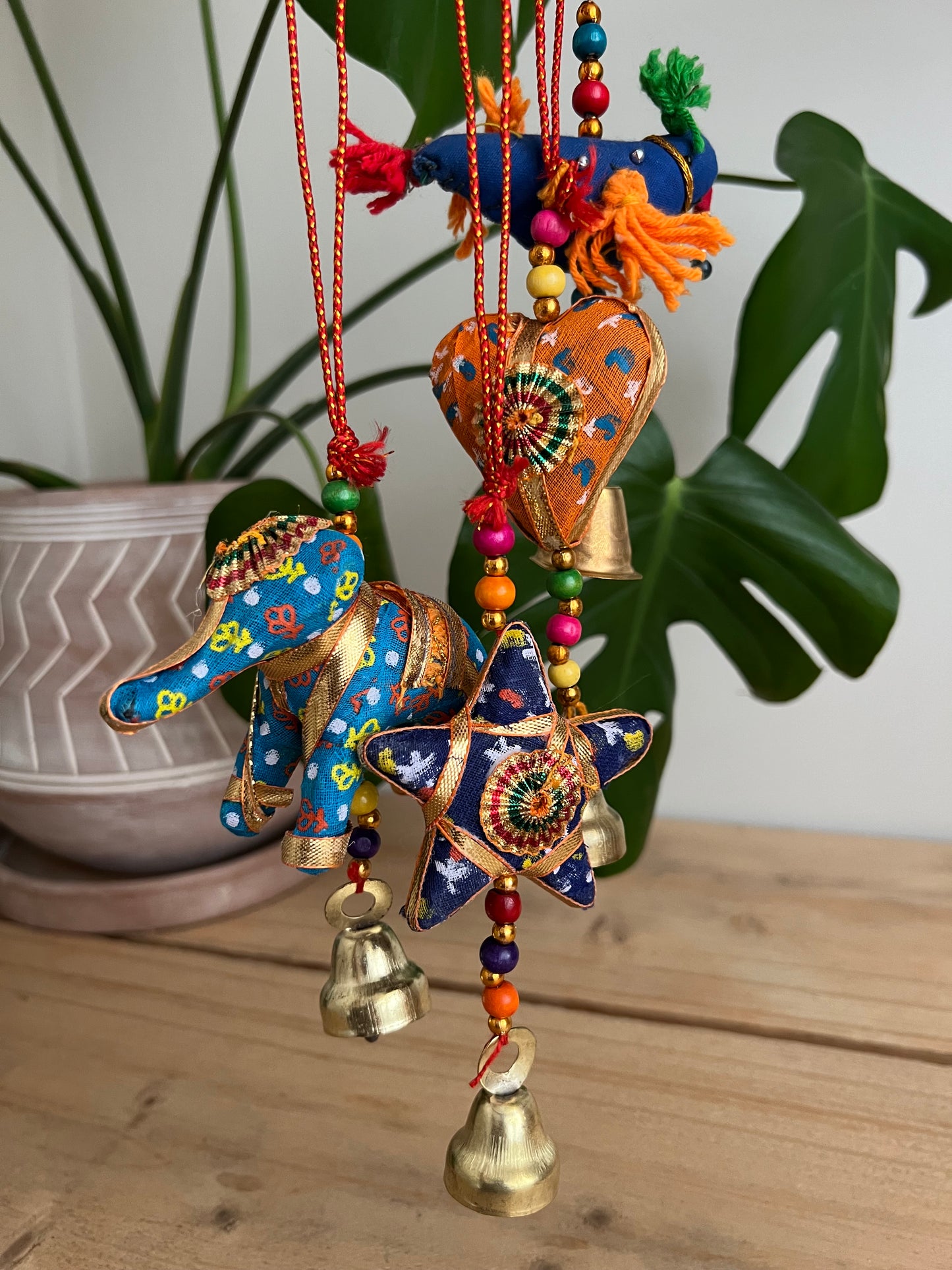 Hanging Fabric Bohemian Star Bell