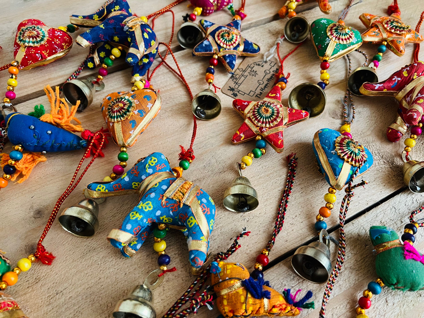 Hanging Fabric Bohemian Star Bell