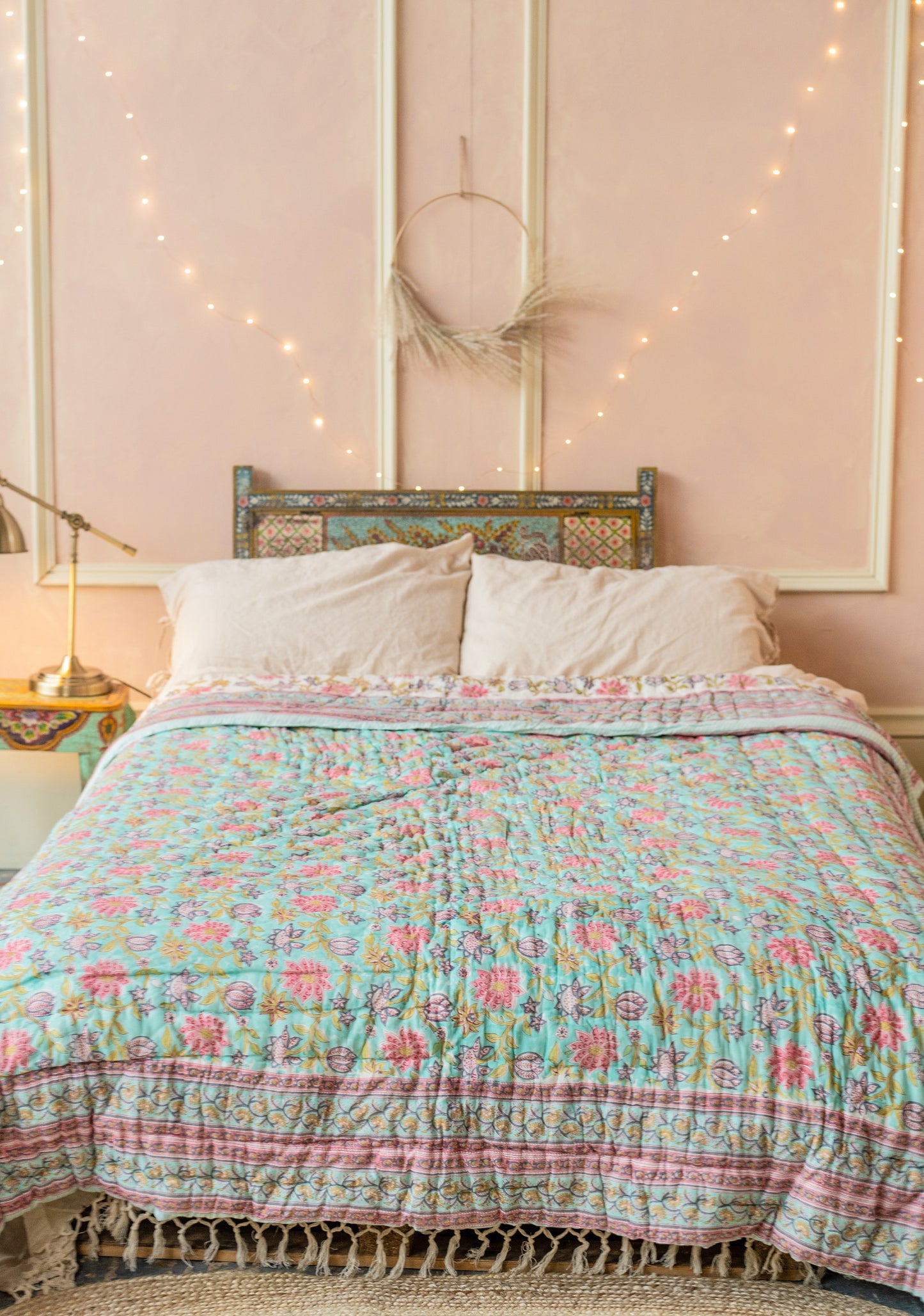 handmade fair trade ethically soured bohemian bedspread