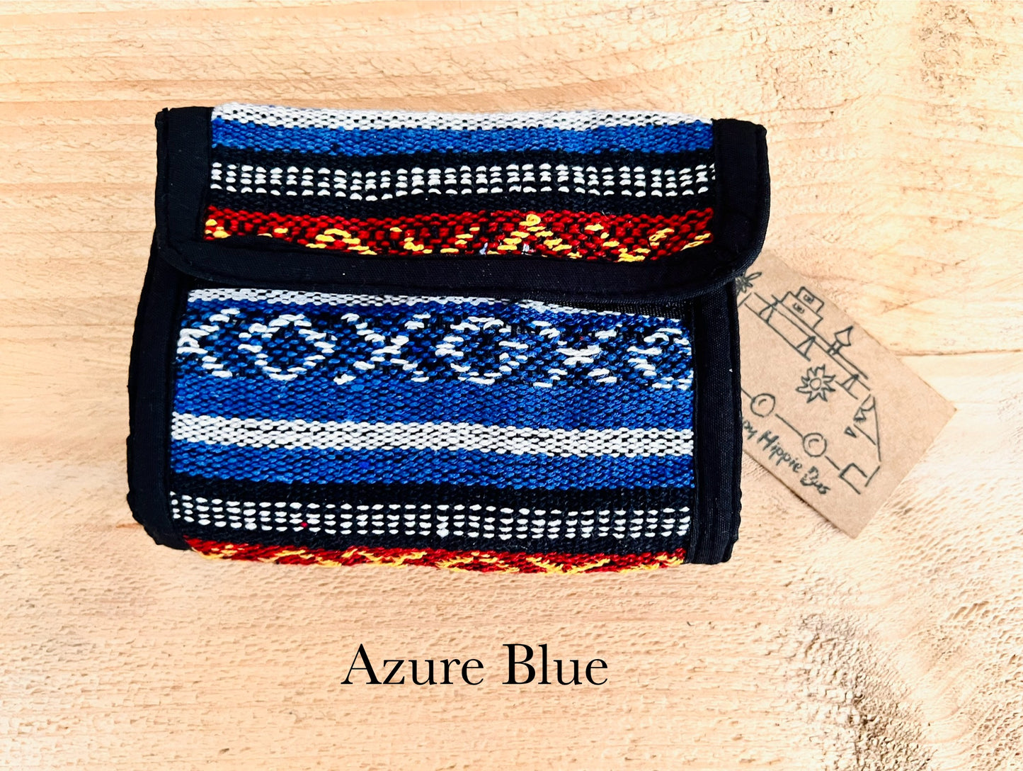Handmade Fair Trade Bohemian Hippie Stipped Wallet