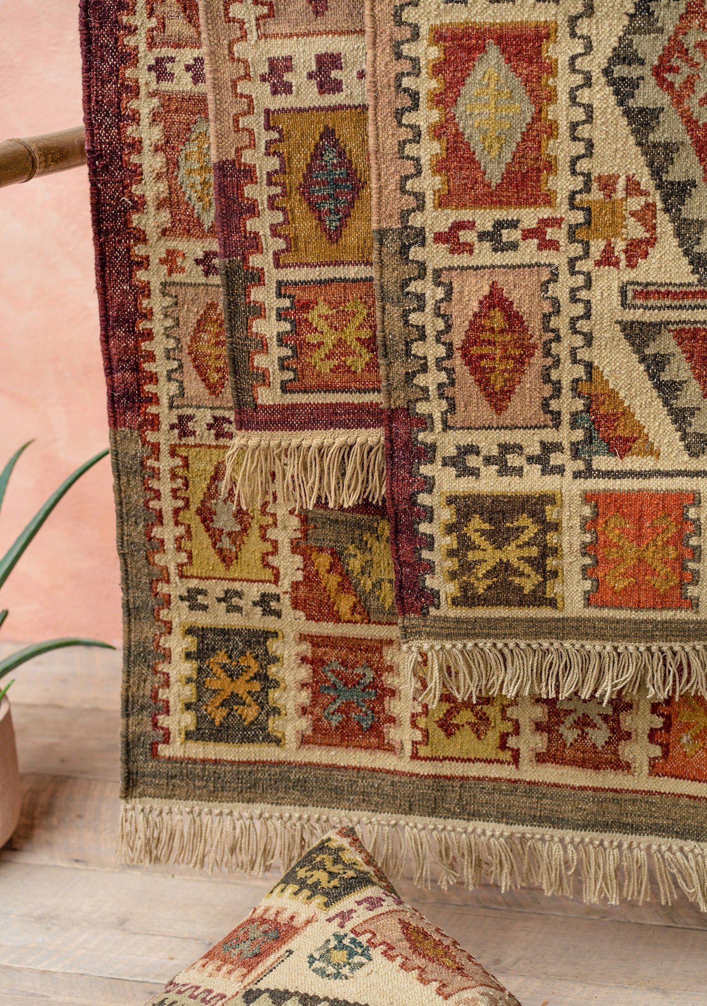Handmade Fair Trade Ethically Sourced Bohemian Hippie Rug