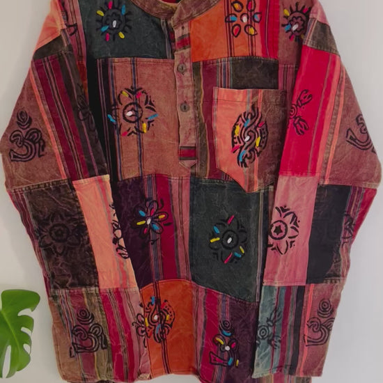Handmade fair trade boho hippie shirt