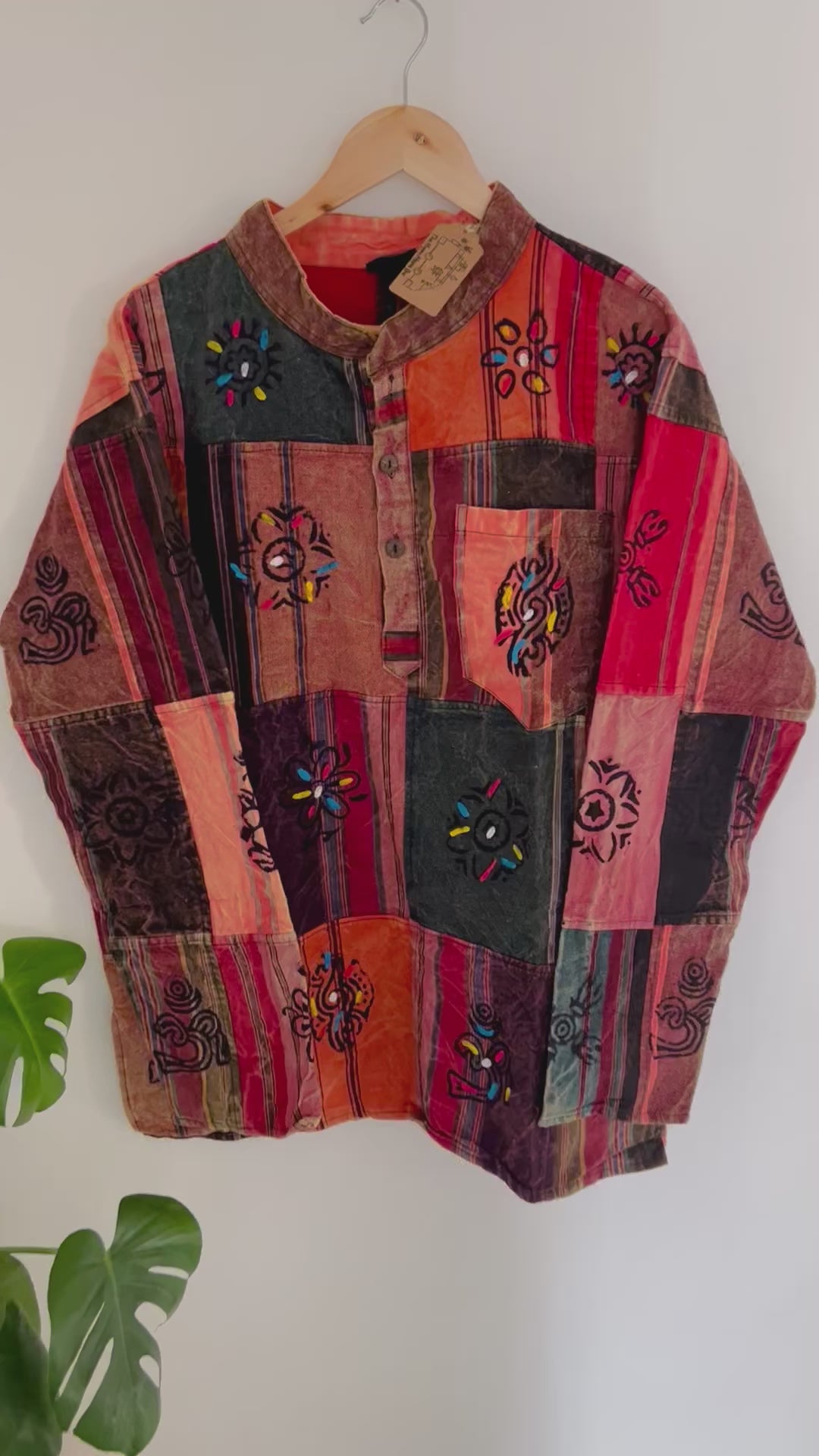 Handmade fair trade boho hippie shirt