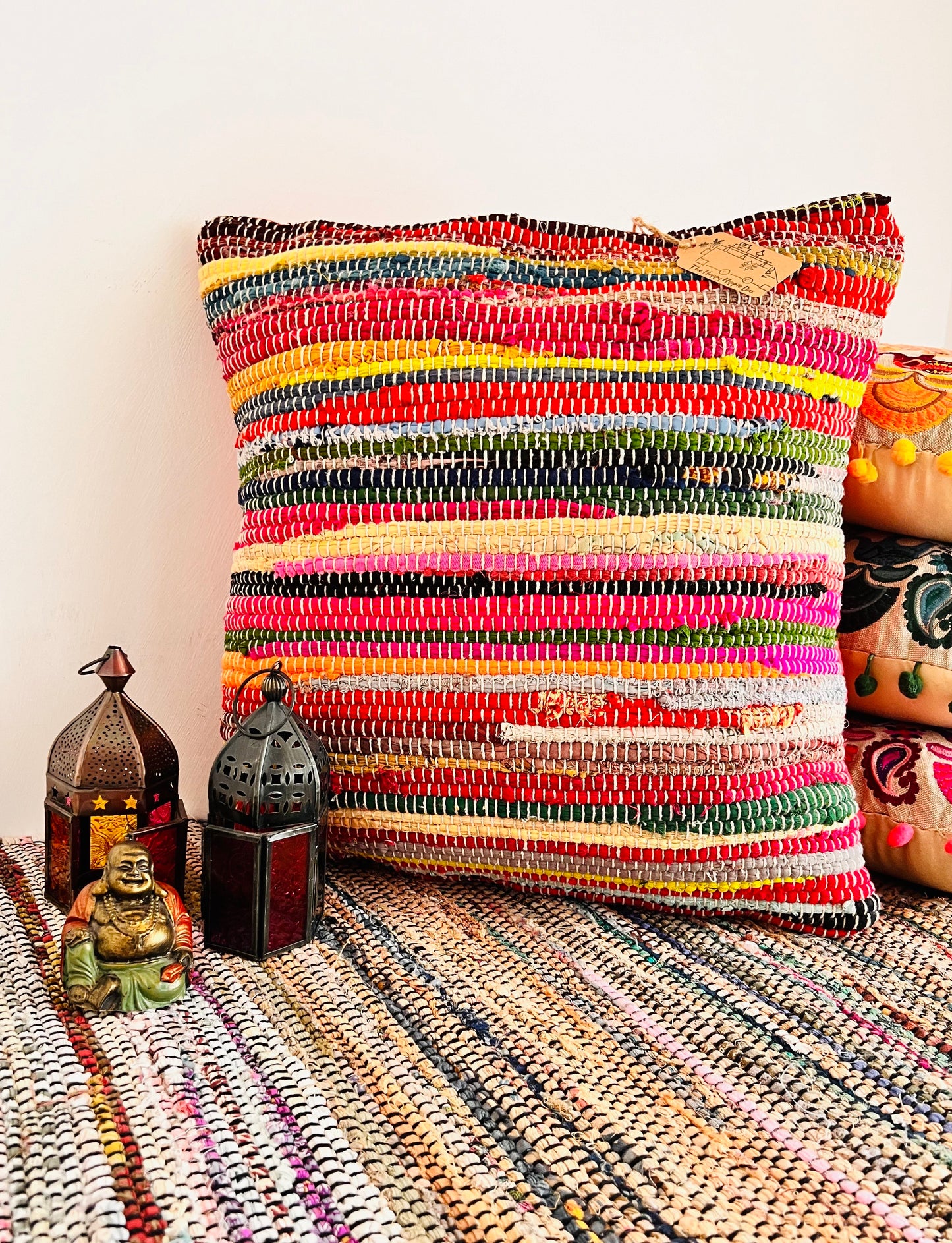 handmade bohemian cushion cover