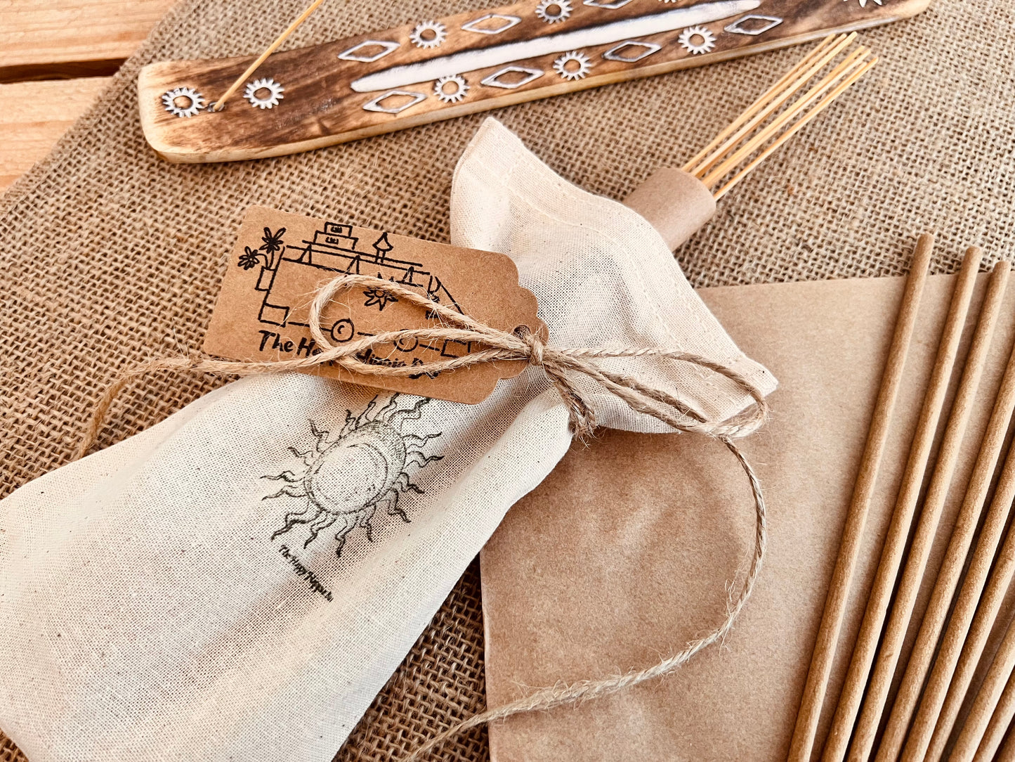 Palo Santo Premium Incense Sticks – Hand Dipped, Plastic-Free, Slow 1 Hour Burn
