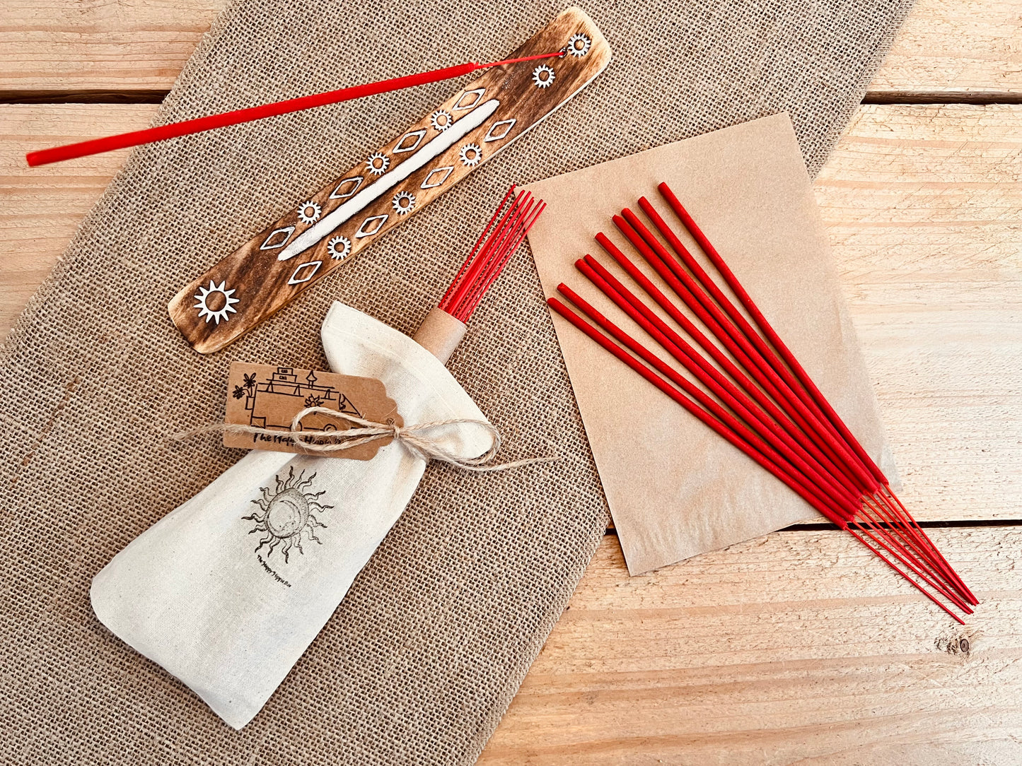 Ylang Spice Premium Incense Sticks – Hand Dipped, Plastic-Free, Slow 1 Hour Burn