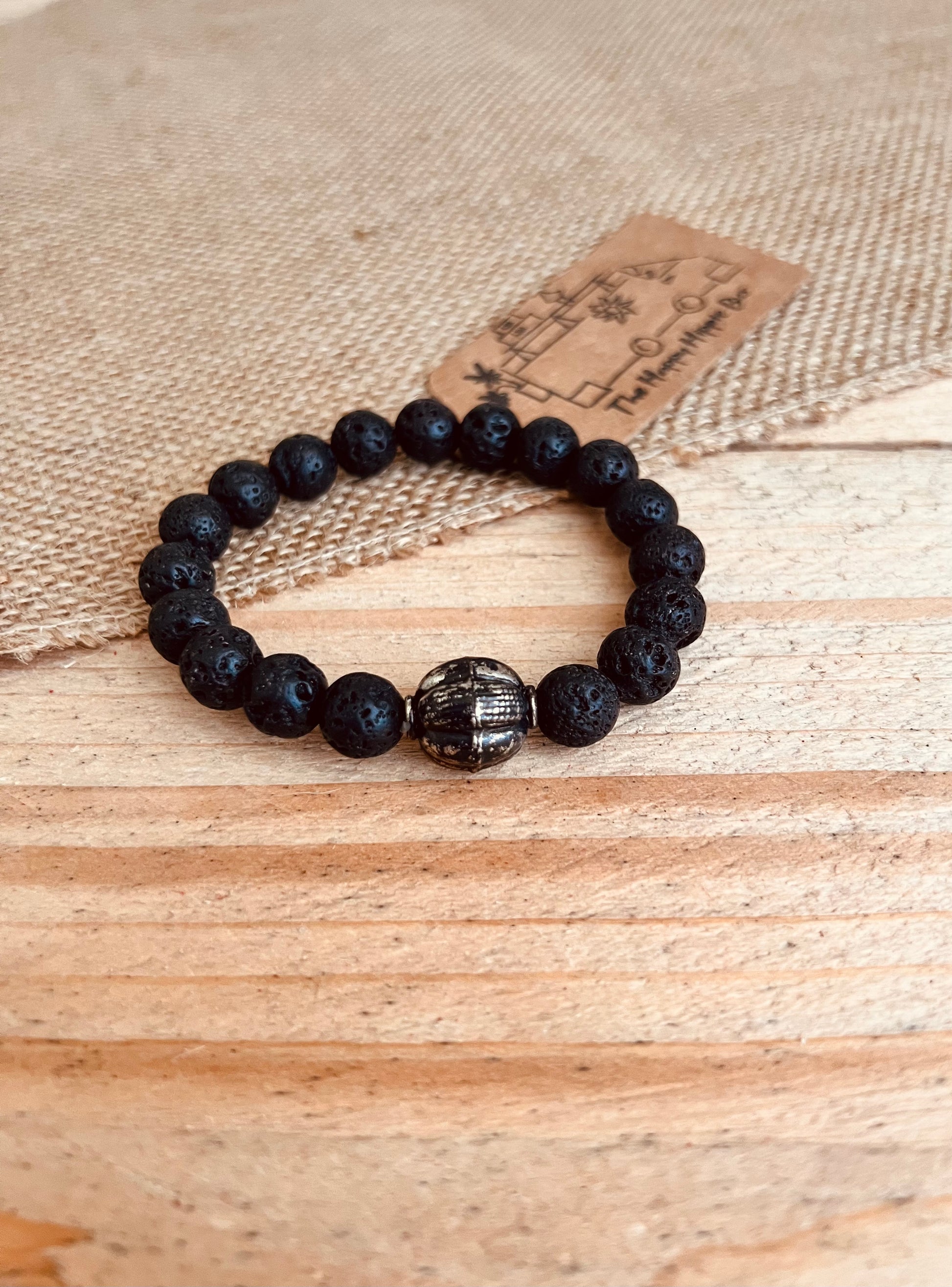 Lava rock Handmade Jewellery bracelet