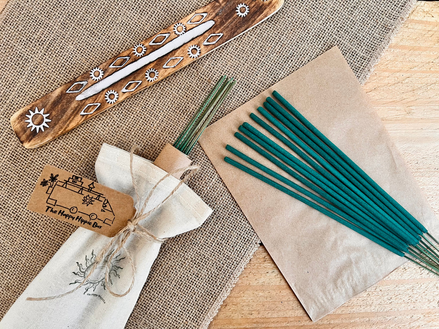 Warm Resin Hand Dipped Incense Sticks Plastic Free