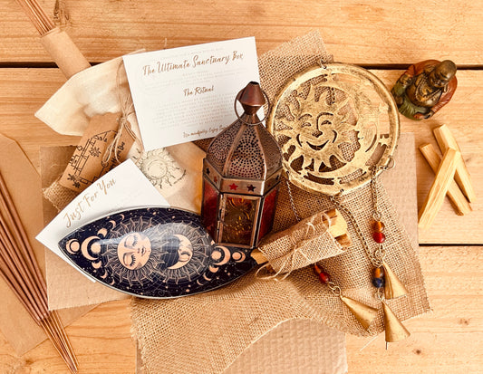 Celestial Sun and Moon Gift Box - Incense Ritual Gift Set