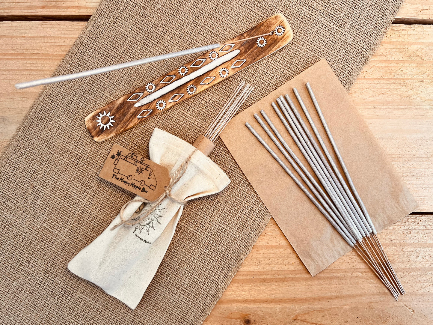 Wildflower Calm Premium Incense Sticks - Hand Dipped, Plastic-Free, Slow 1 Hour Burn