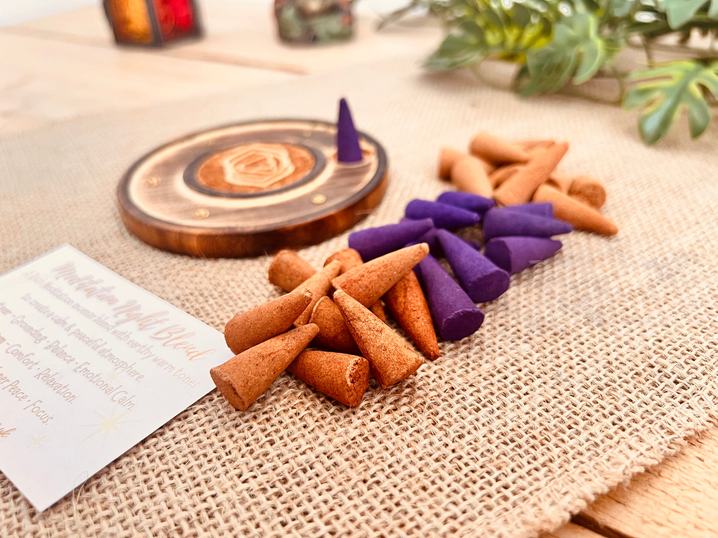 Night & Day Meditation Incense Cones | Relax & Focus