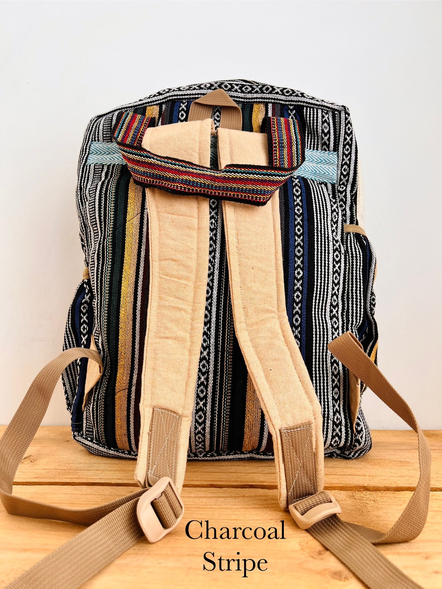 Handmade Fair Trade Ethically Sourced Bohemian Hippie Backpack 