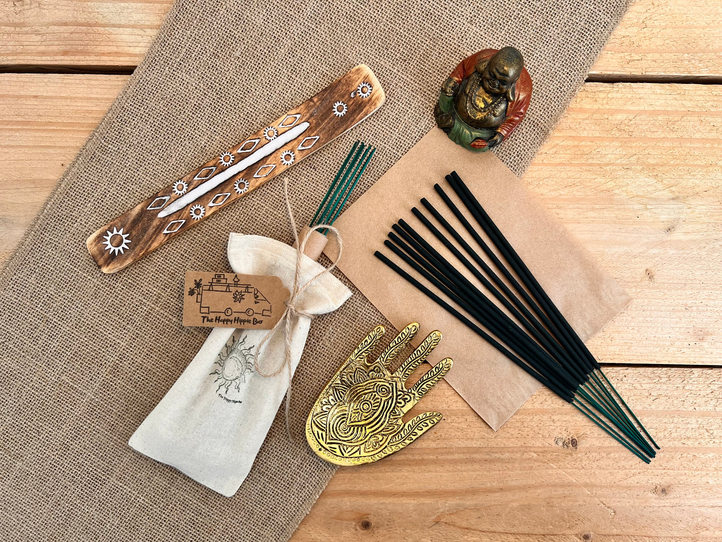 Handmade Fair Trade Hand Dipped Incense Sticks Long Slow Burn Premium Incense Joss Sticks Nordic Forest Plastic Free Packaging Vegan Gift 