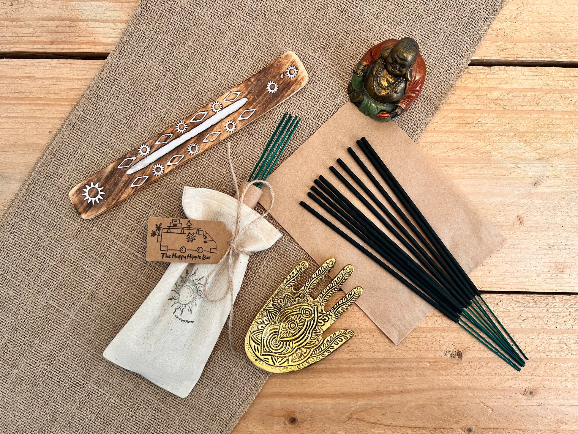 Handmade Fair Trade Hand Dipped Incense Sticks Long Slow Burn Premium Incense Joss Sticks Nordic Forest Plastic Free Packaging Vegan Gift 
