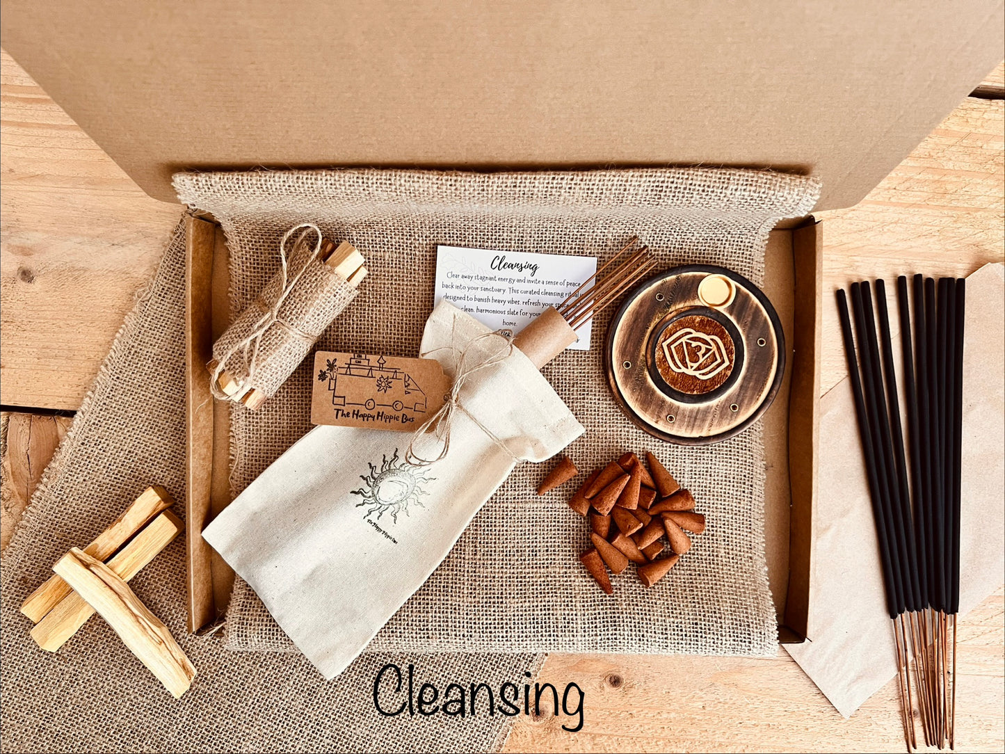 Incense Gift Box, Positivity, Meditation, Self Care, Cleansing Letter Box Gift