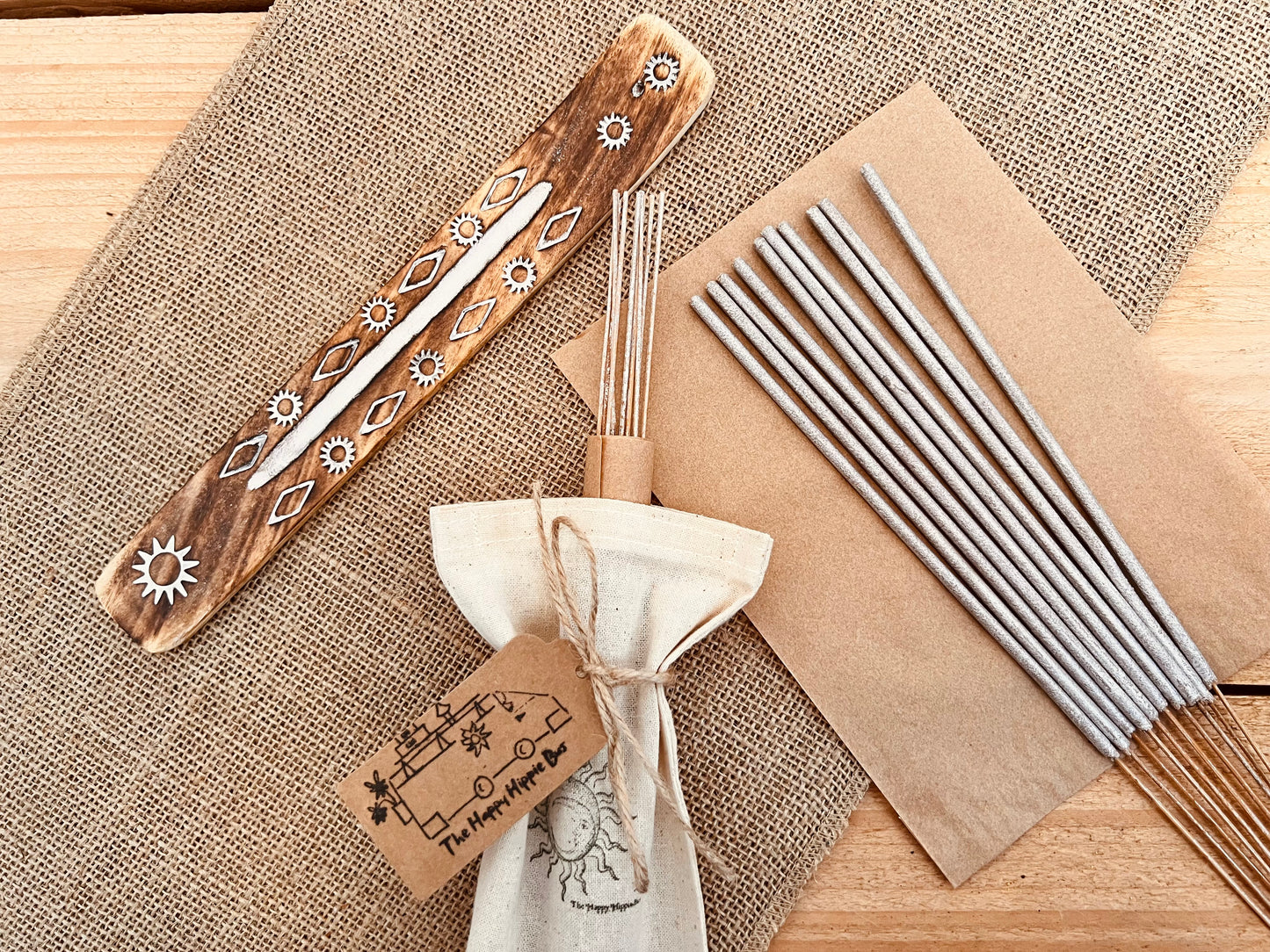 Wildflower Calm Premium Incense Sticks - Hand Dipped, Plastic-Free, Slow 1 Hour Burn