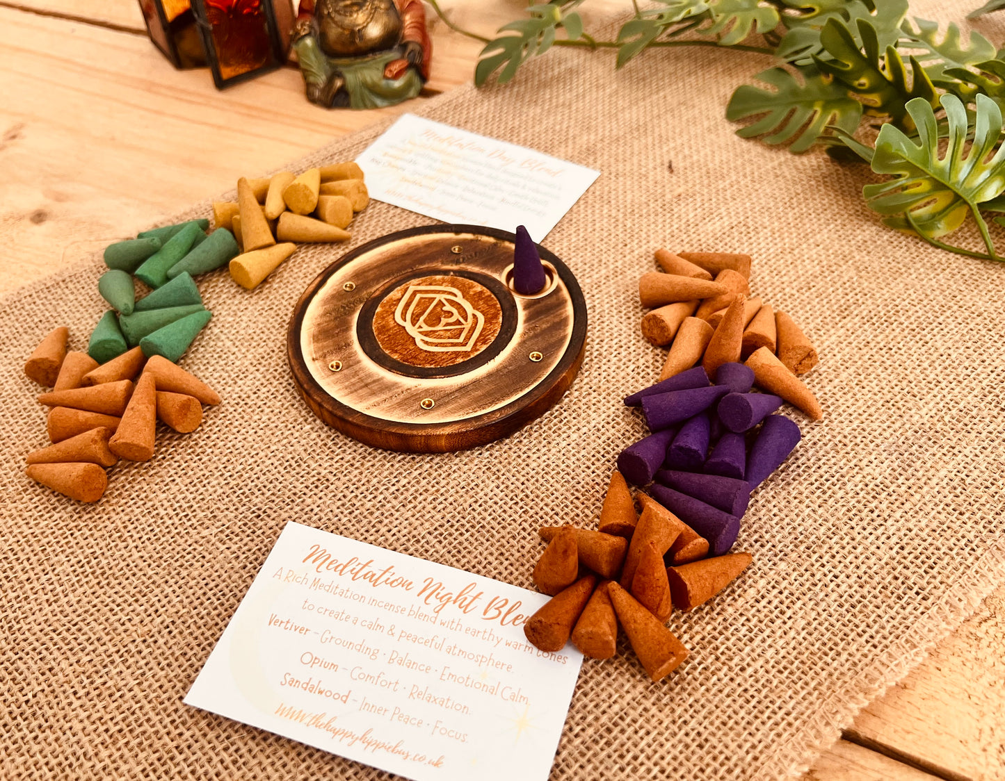 Night & Day Meditation Incense Cones | Relax & Focus