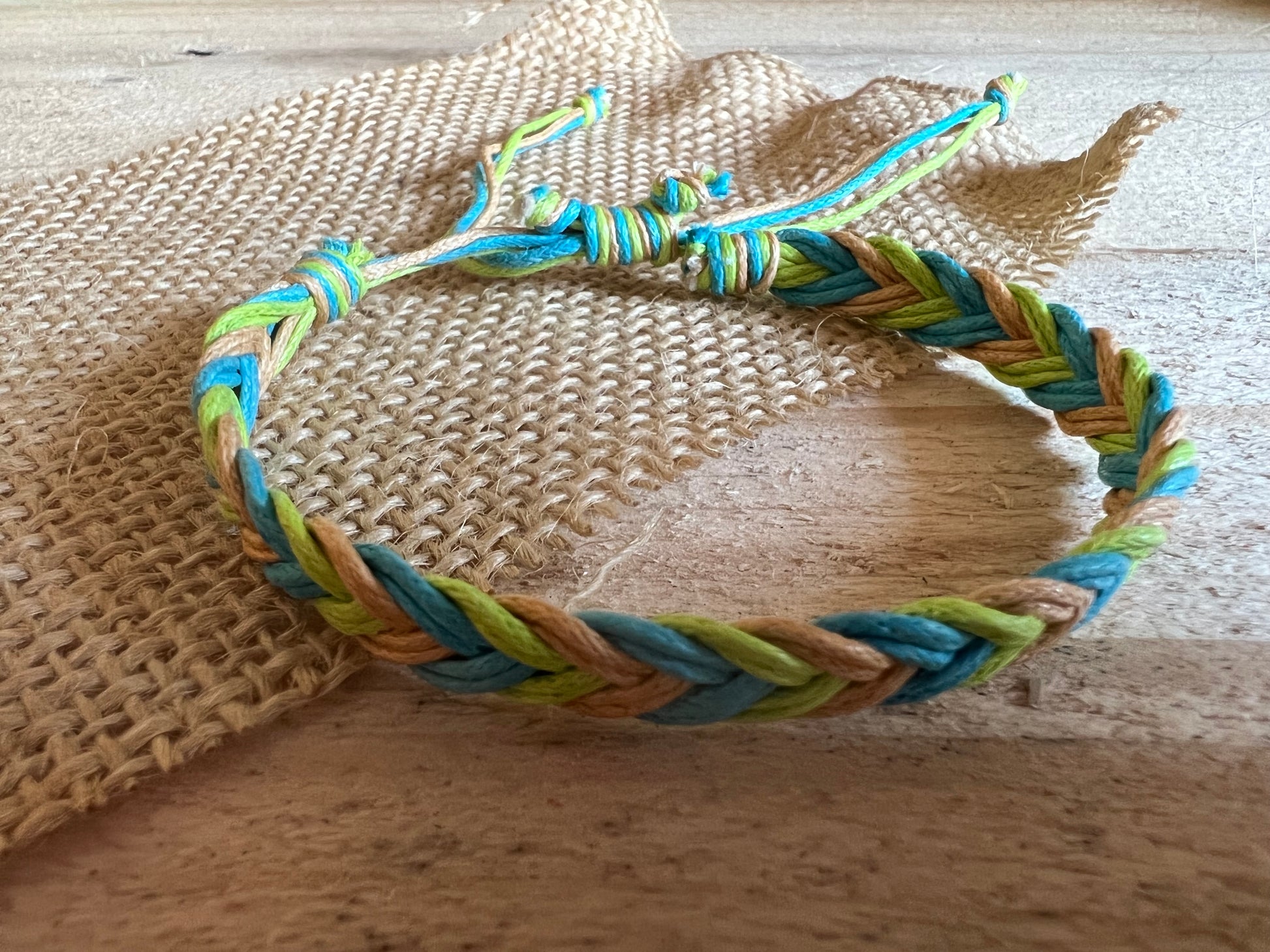 green surfer bracelet