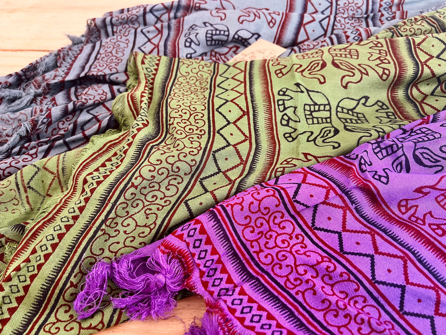 Mandala Print Boho Scarf