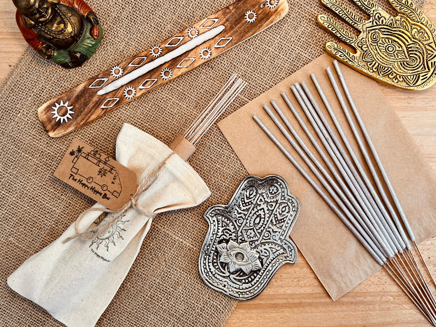 Wildflower Calm Premium Incense Sticks - Hand Dipped, Plastic-Free, Slow 1 Hour Burn