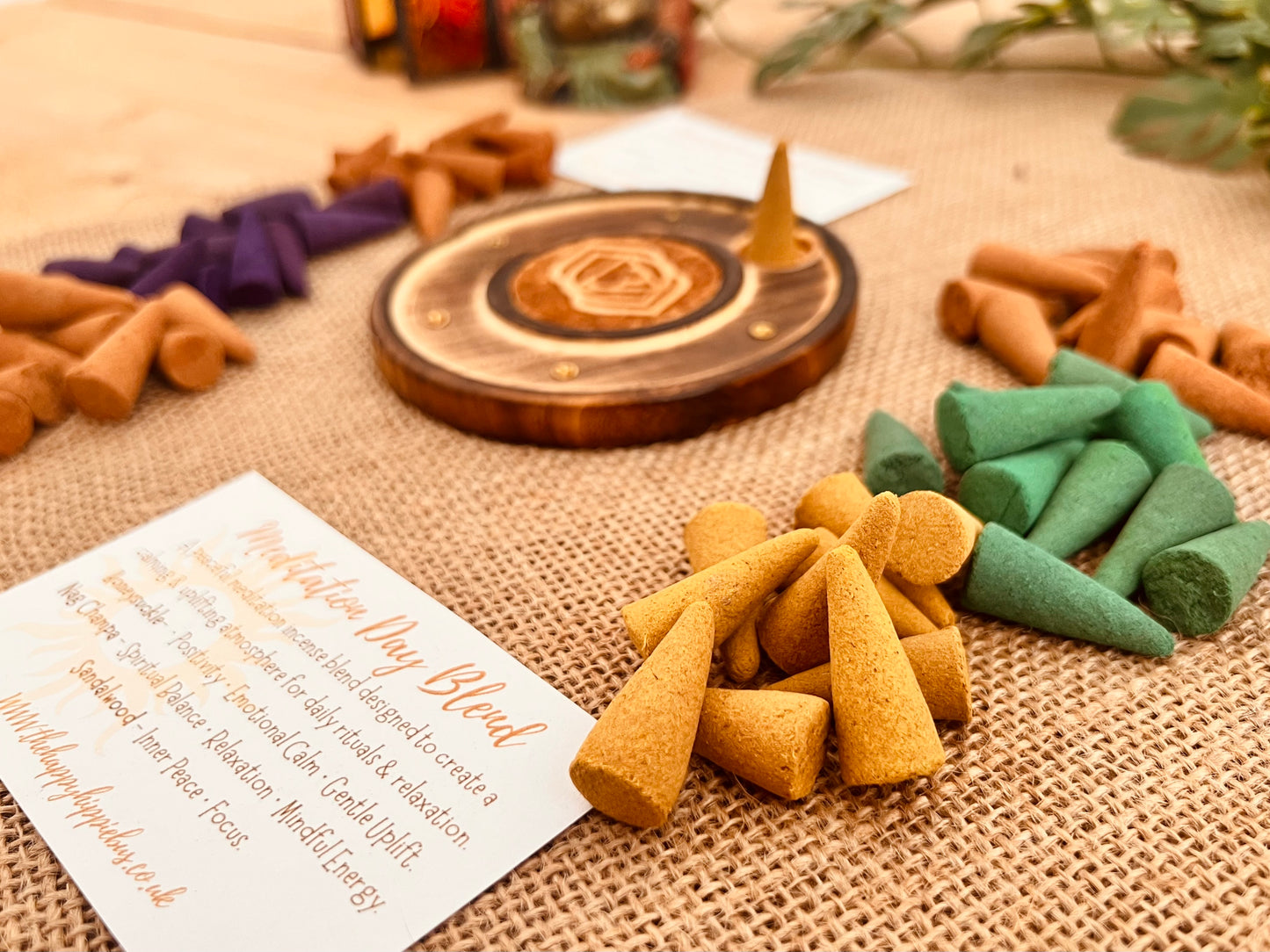 Night & Day Meditation Incense Cones | Relax & Focus