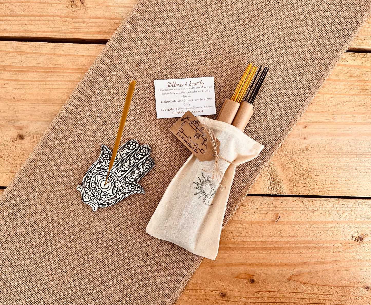 Stillness & Serenity Hand Dipped Incense Sticks Meditation Bundle
