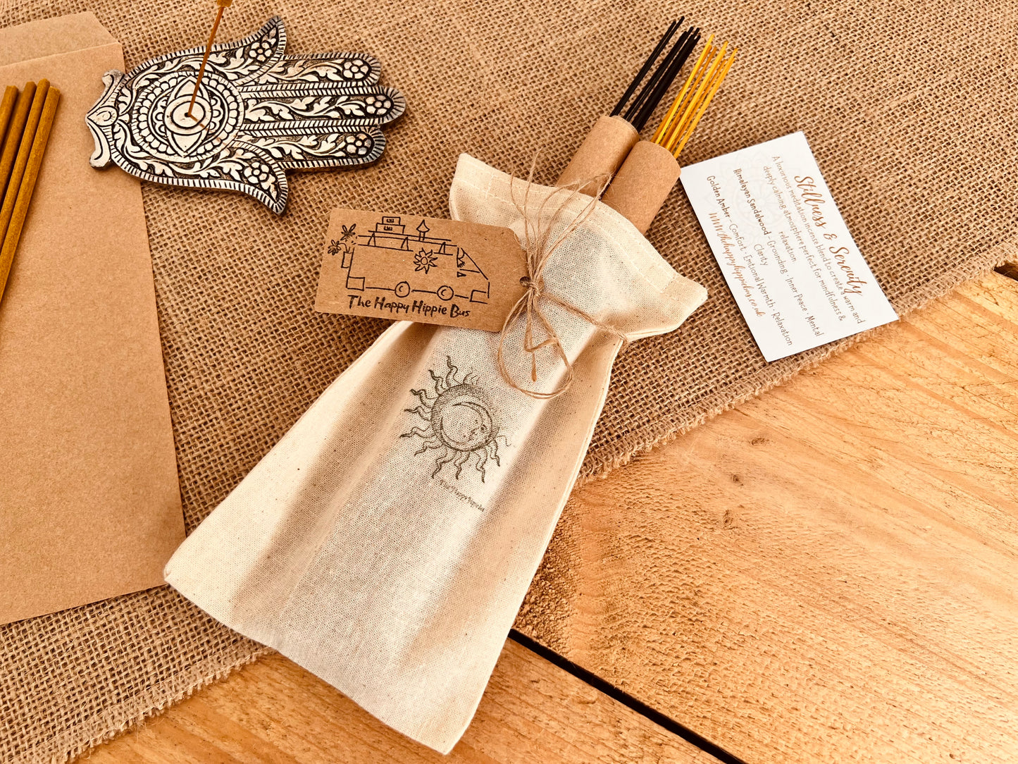 Stillness & Serenity Hand Dipped Incense Sticks Meditation Bundle